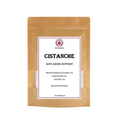Cistanche kosttilskudd Anti-aldringsstøtte Fenyletanoid Glykosider 75 prosent Echinacoside 30 prosent Acteosid 12 prosent